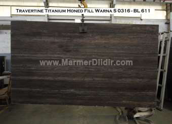  Lantai Marmer Bandung Travertine Titanium