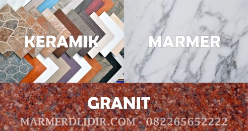 Perbedaan keramik,granit,marmer