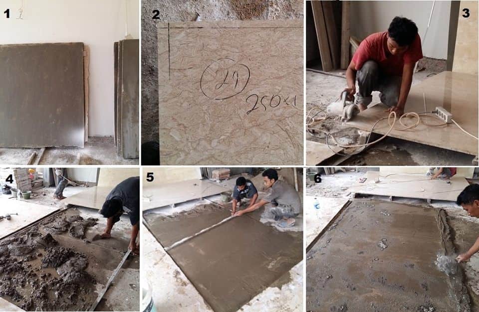 Cara Pemasangan Marmer Pada Lantai dan Dinding